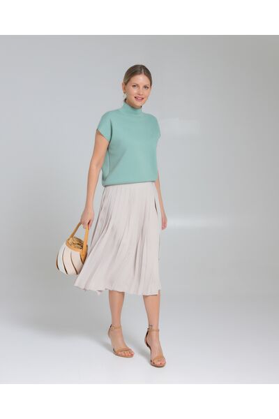 Юбка женская бежевая 45043024 от Guzella 