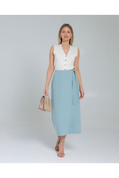 Юбка женская фисташка 45333039 от Guzella 