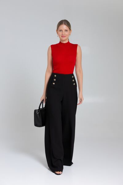 Брюки женские чёрного цвета  -5373-308 BLACK от SHN 