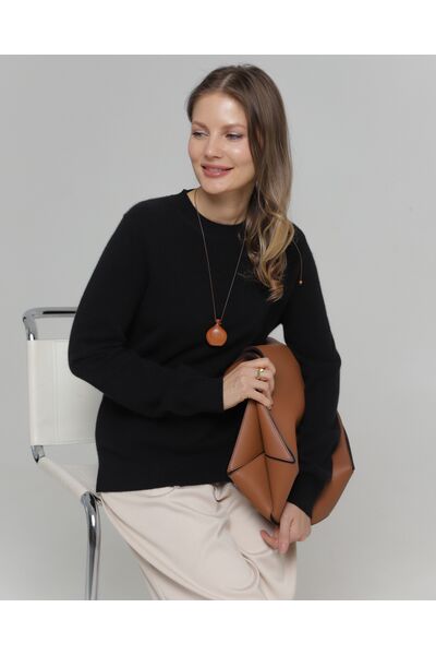 Джемпер из кашемира черный от byME 