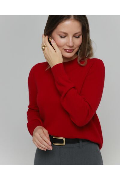 Джемпер из кашемира красный от byME 