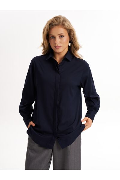 Женская рубашка с универсальным манжетом из бамбука  - 9022 от byME 