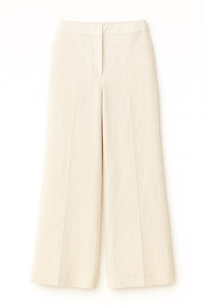 Брюки льняные цвет экрю-135043 от LW 