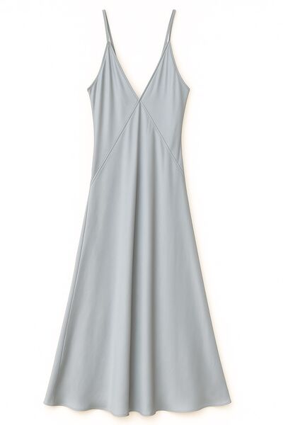 Женское платье голубое из вискозы -025100 от LW 