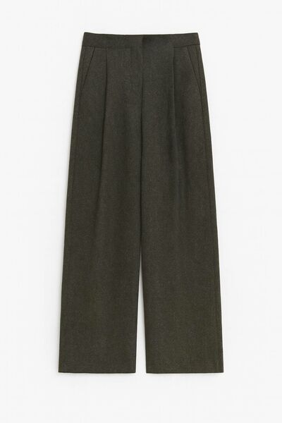 Брюки темно серые из шерсти-5313 от  