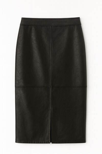 Юбка женская цвет шоколадный-MS5806 от  