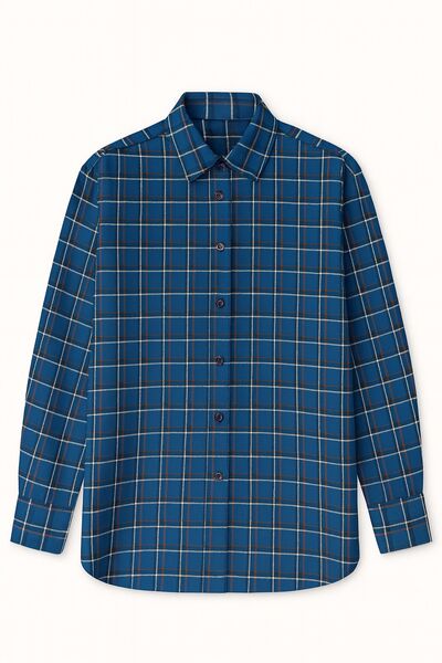 Женская рубашка фланелевая из хлопка-9032 от byME 