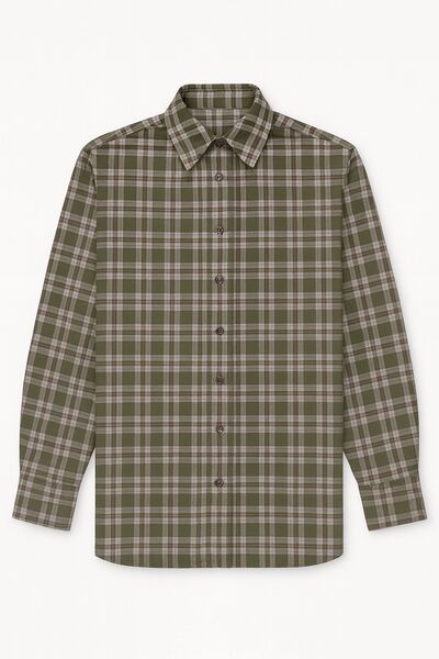 Женская рубашка фланелевая из хлопка-9030 от byME 