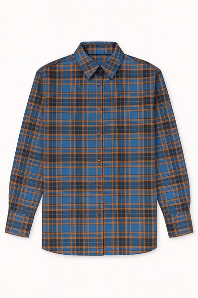 Женская рубашка фланелевая из хлопка-9031 от byME 