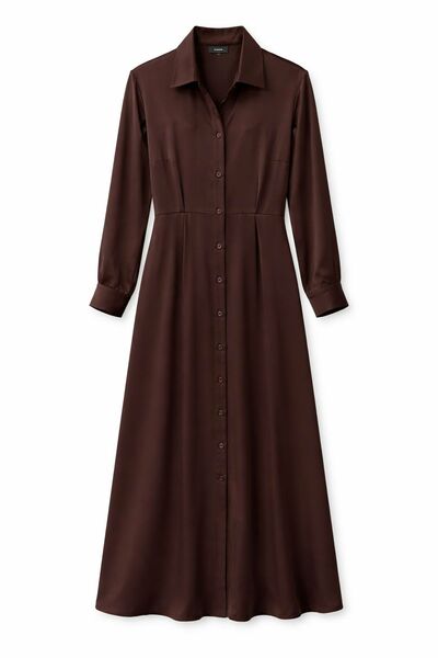 Женское платье коричневое-025040 от LW 