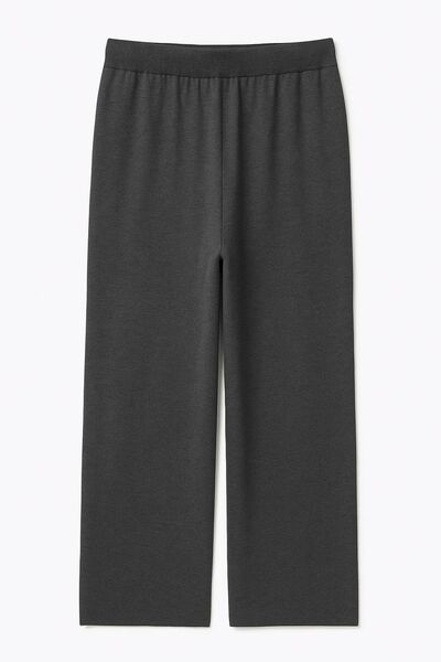 Брюки серые из хлопка и акрила -MQ061 от byME 