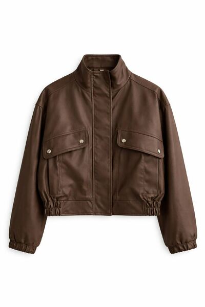 Бомбер коричневый-MS5111 от  