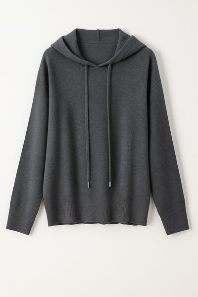Джемпер  с капюшоном из хлопка в сером цвете MQ060 от byME 