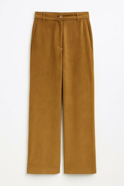 Женские брюки из вельвета коричневые MS5312-velvet от  