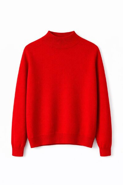 Джемпер из кашемира красного цвета-S83008 от byME 