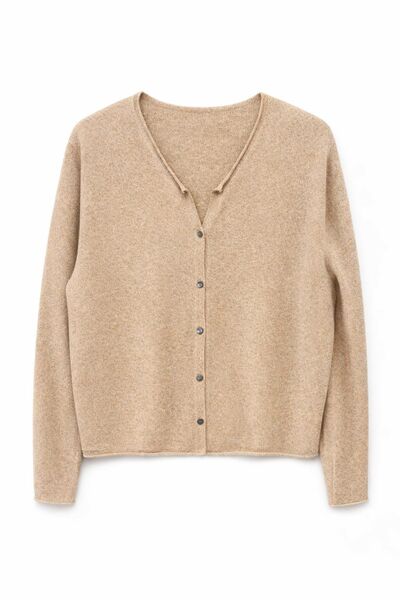 Кардиган из кашемира бежевый-82023 от byME 