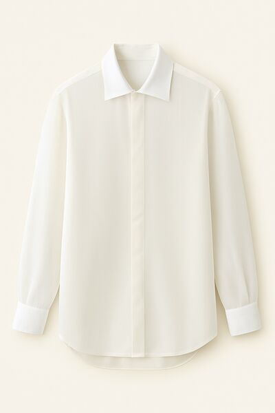 Женская рубашка из шёлка-9015 от byME 