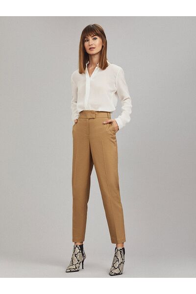 Укороченные брюки из хлопка от byME 