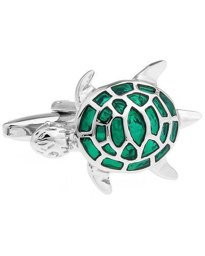 Запонки черепашки бутылочного цвета- 165761 от  