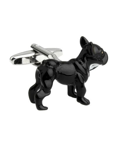 Запонки французский бульдог - 190013 от  