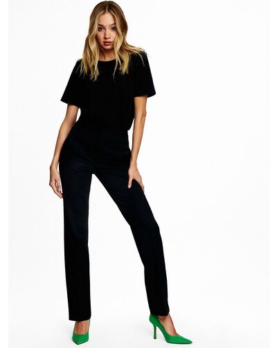 Брюки зауженные женские черные CA-3-21500211 от byME 