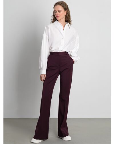 Брюки женские классические цвет марсала от byME 