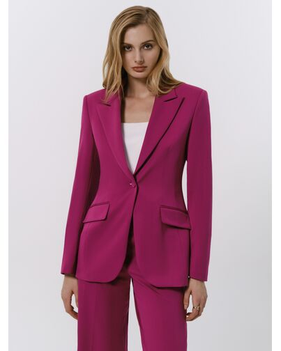 Приталенный жакет на пуговице от byME 