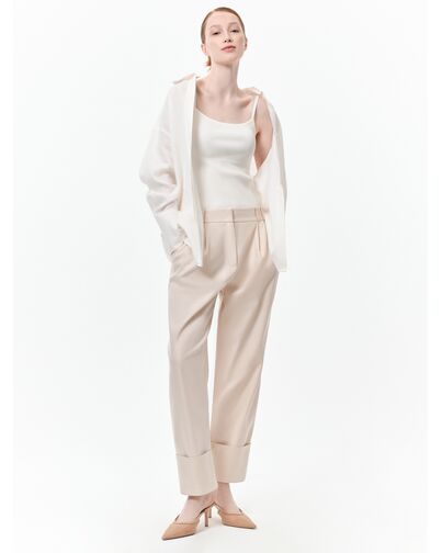 Брюки с широкими манжетами от byME 