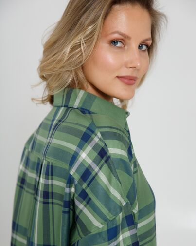 Женская рубашка  прямого силуэта - 8670 от byME 