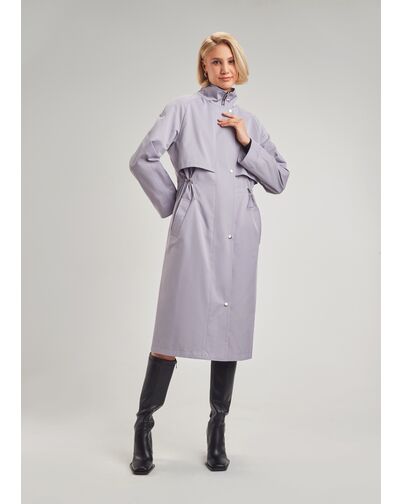 Тренч-парка S036 Brigitte цвет айсберг от Doroteya 