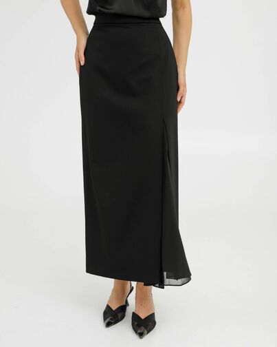Юбка цвет черный - 035047 от LW 