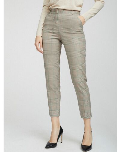 Брюки в крупную клетку от byME 