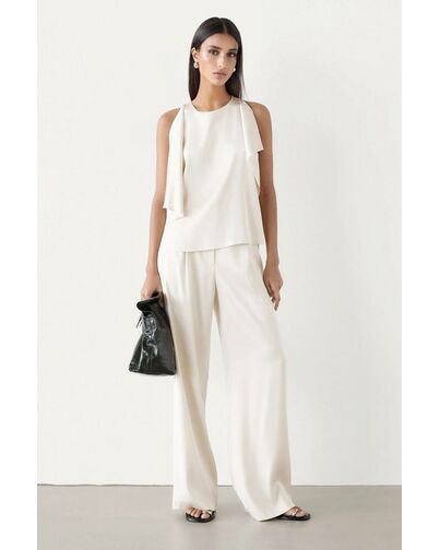 Топ из вискозы цвет экрю-MS5212 от  