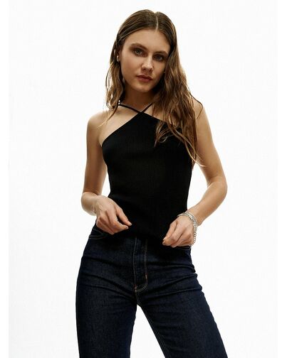 Топ женский чёрный CA-3-22102_20014-167 от byME 