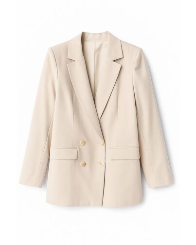 Жакет  бежевый из лиоцелла -J1-1002 от byME 