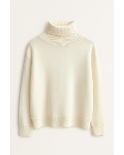 Джемпер  молочный  из шерсти -LWWN-615008 от LW 