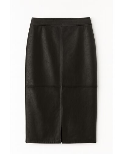 Юбка женская цвет шоколадный-MS5806 от  