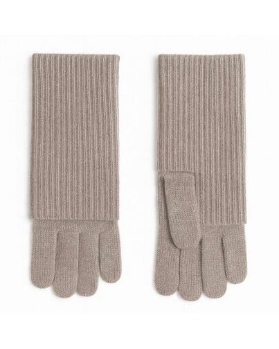 Перчатки из кашемира-S1402-cappuccino от byME 