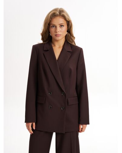 Жакет в коричневом  цвете J1-1003 от byME 