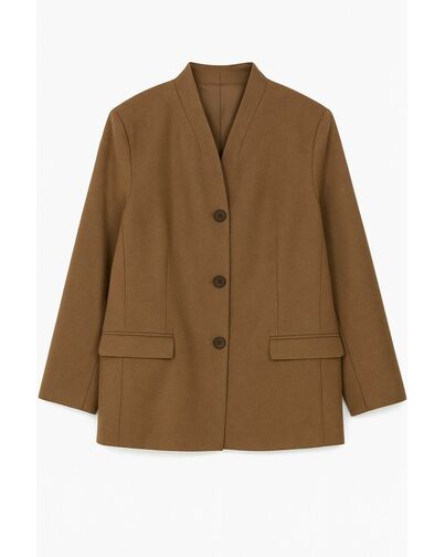 Жакет капучино с добавлением шерсти J1-1005 от ByME 