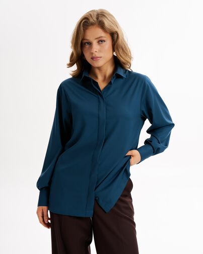 Женская рубашка с универсальным манжетом из бамбука  - 9021 от byME 