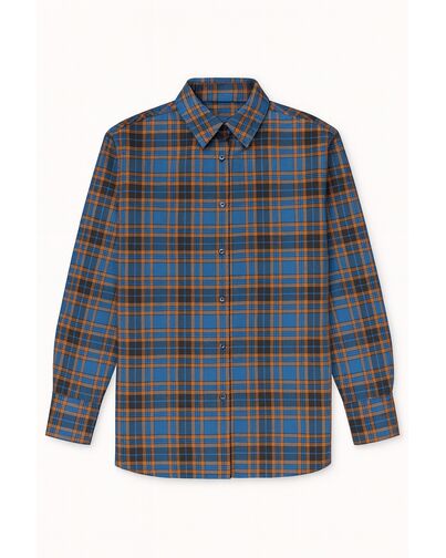 Женская рубашка фланелевая из хлопка-9031 от byME 