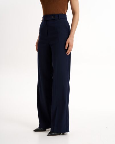 Женские брюки синие TR1-1004 от byME 