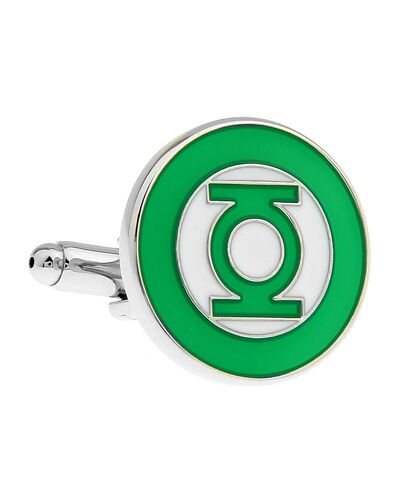 Запонки зеленый фонарь - 10048 от  