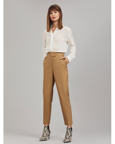 Укороченные брюки из хлопка от byME 