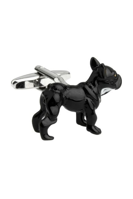 Запонки французский бульдог - 190013 от  