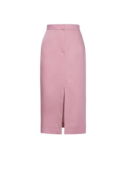 Юбка из тенсела с разрезом от byME 