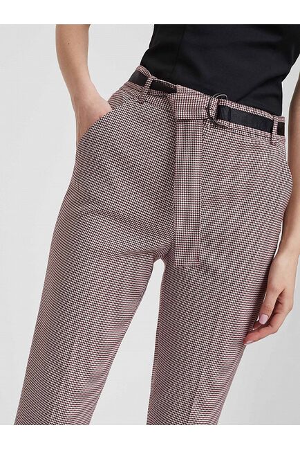 Брюки зауженного кроя с отворотами от ByME 