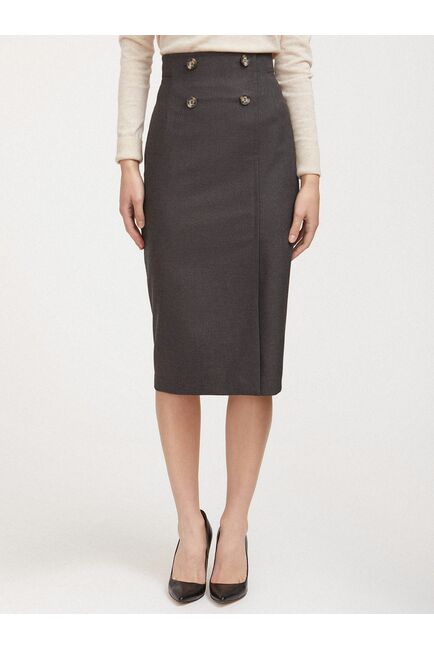 Юбка-карандаш с пуговицами CA-2660624-100 от byME 