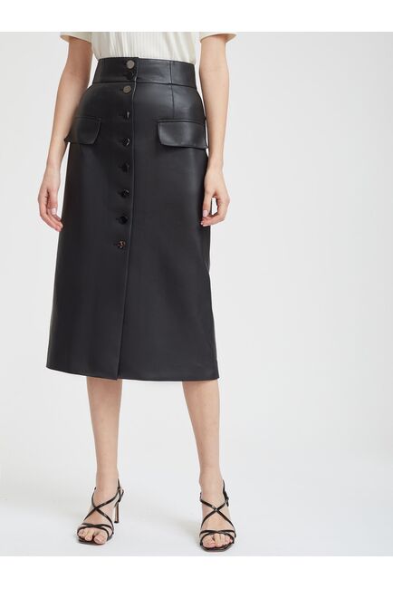 Юбка женская из экокожи от byME 